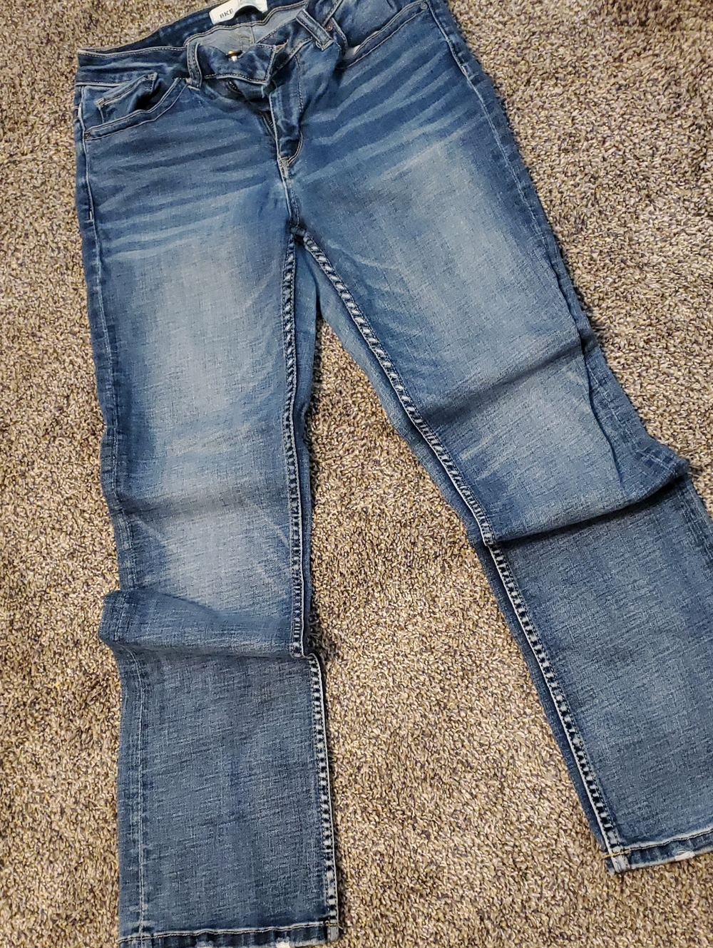 BKE Women's Medium Blue Straight Leg Jeans